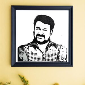 Custom Embroidered Portrait Frame